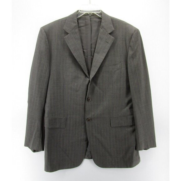 Sartoria Partenopea Sport Coat 44 Striped Napoli Blazer Wool Jacket *
